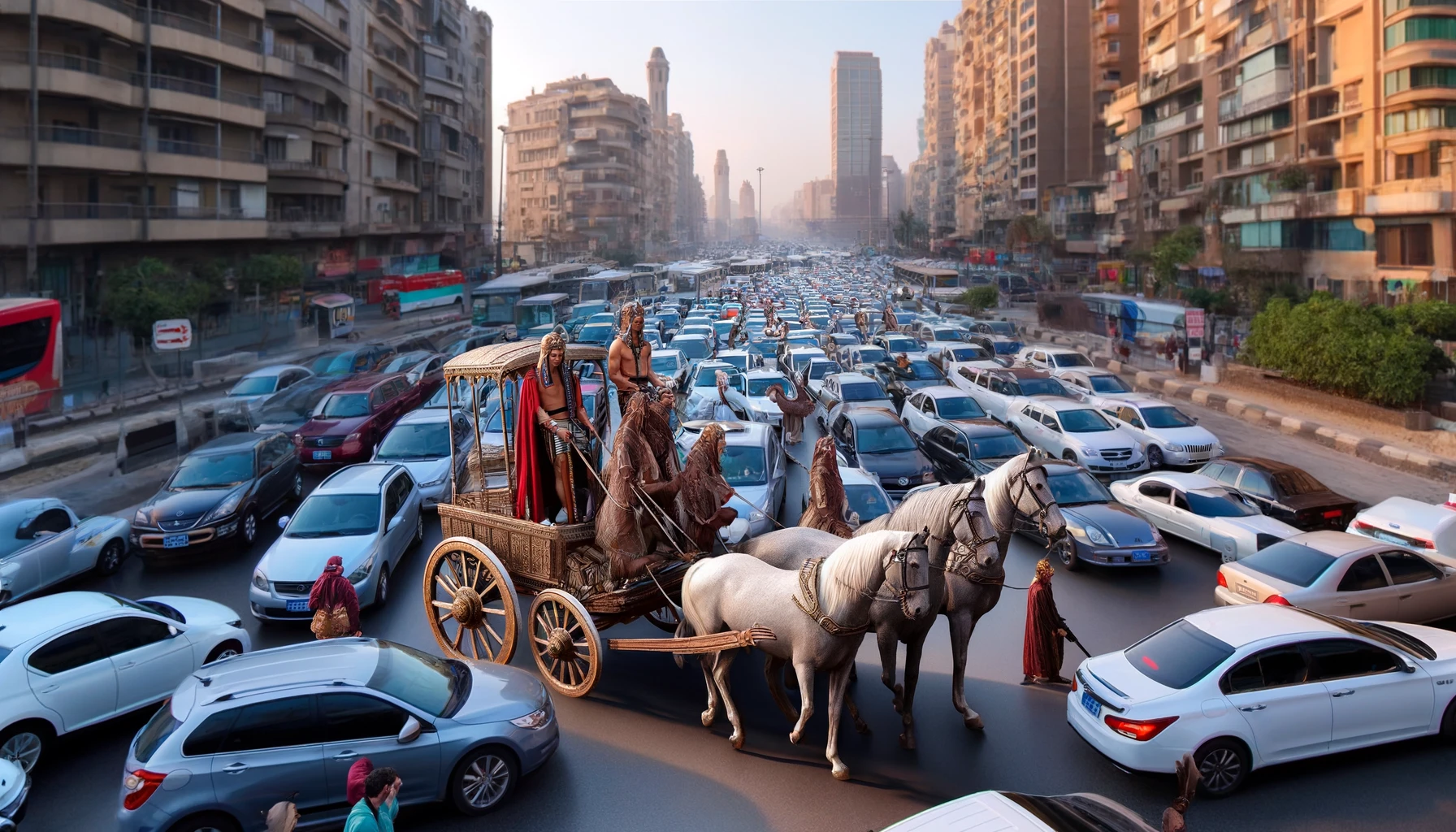 ancient-chariot-resurgance-due-to-cairo-bad-traffic-csdn