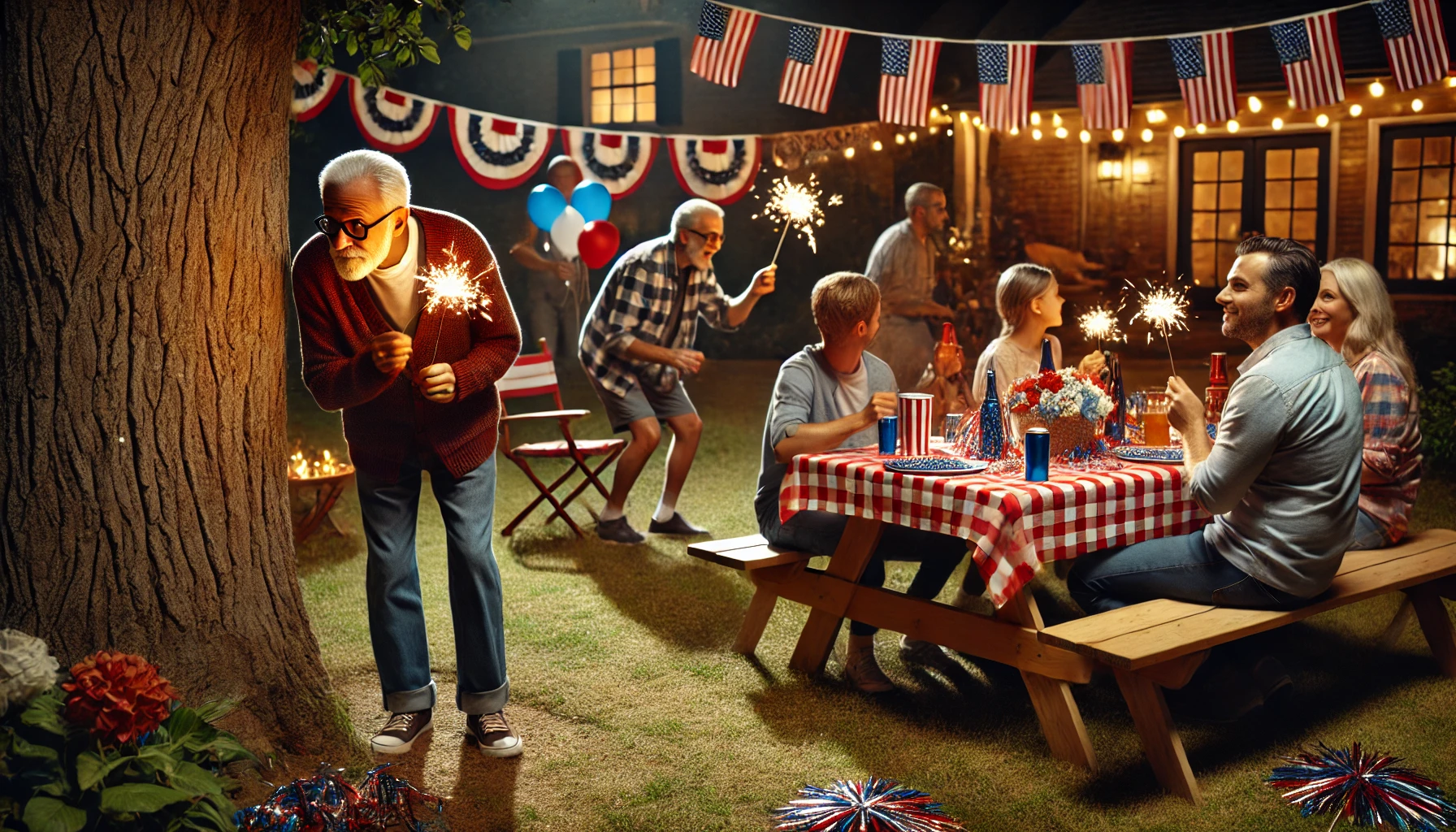 How-to-enjoy-July-4th-fireworks-while-hiding-from-your-racist-uncle-satire-news-USA-the-Crustian-daily-04-07-2024