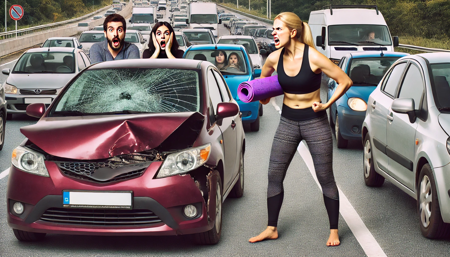 womans-yoga-journey-for-inner-peace-leads-to-road-rage-arrest-the-crustian-daily-lifestyle-satire-20-07-2024