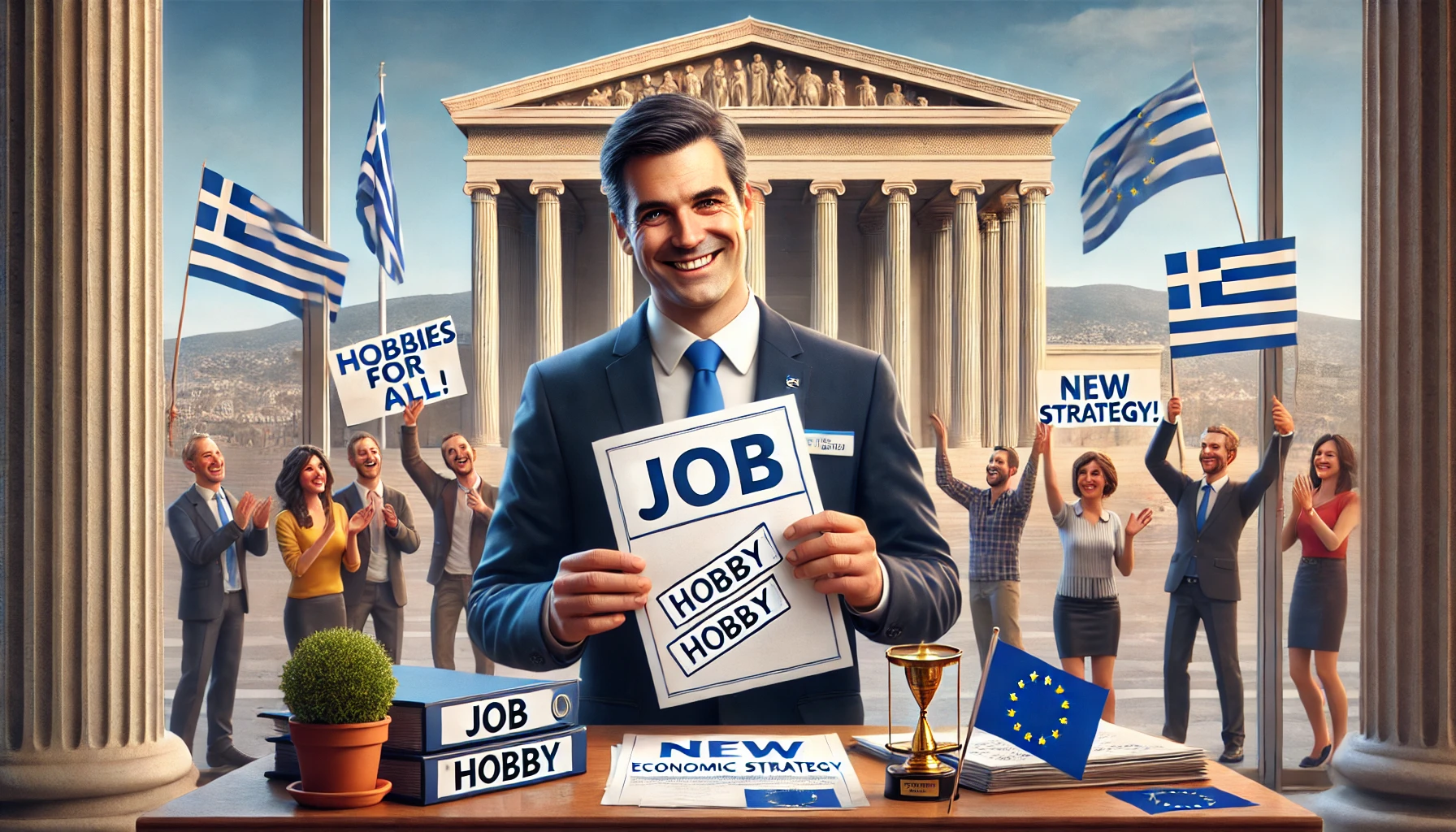 EU-pleased-with-greece-plan-to-classify-work-as-hobbies-the-crustian-daily-satire-01-08-2024