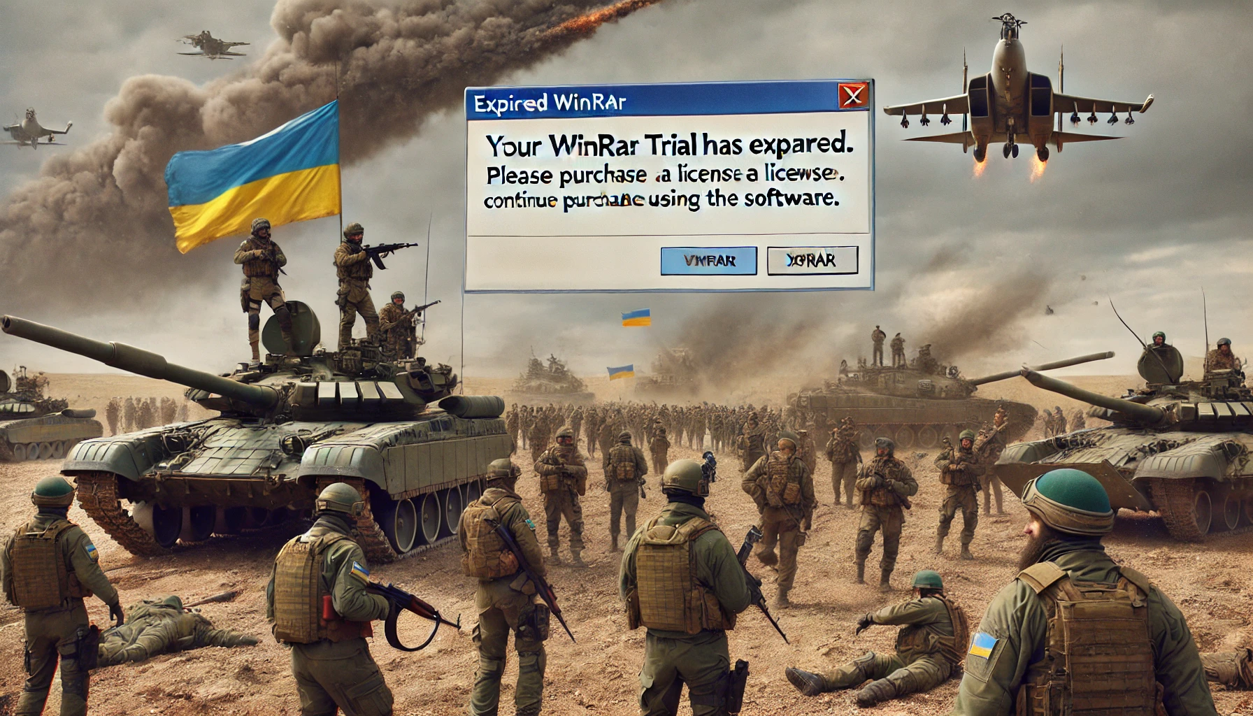 how-an-expired-winrar-license-led-to-the-invasion-of-russia-by-ukraine-crustian-daily-satire-news-11-08-2024